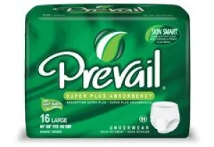 First Quality PVS-513 Prevail Super Plus Pull-On, Heavy Abs, Large 44-58, PK/16