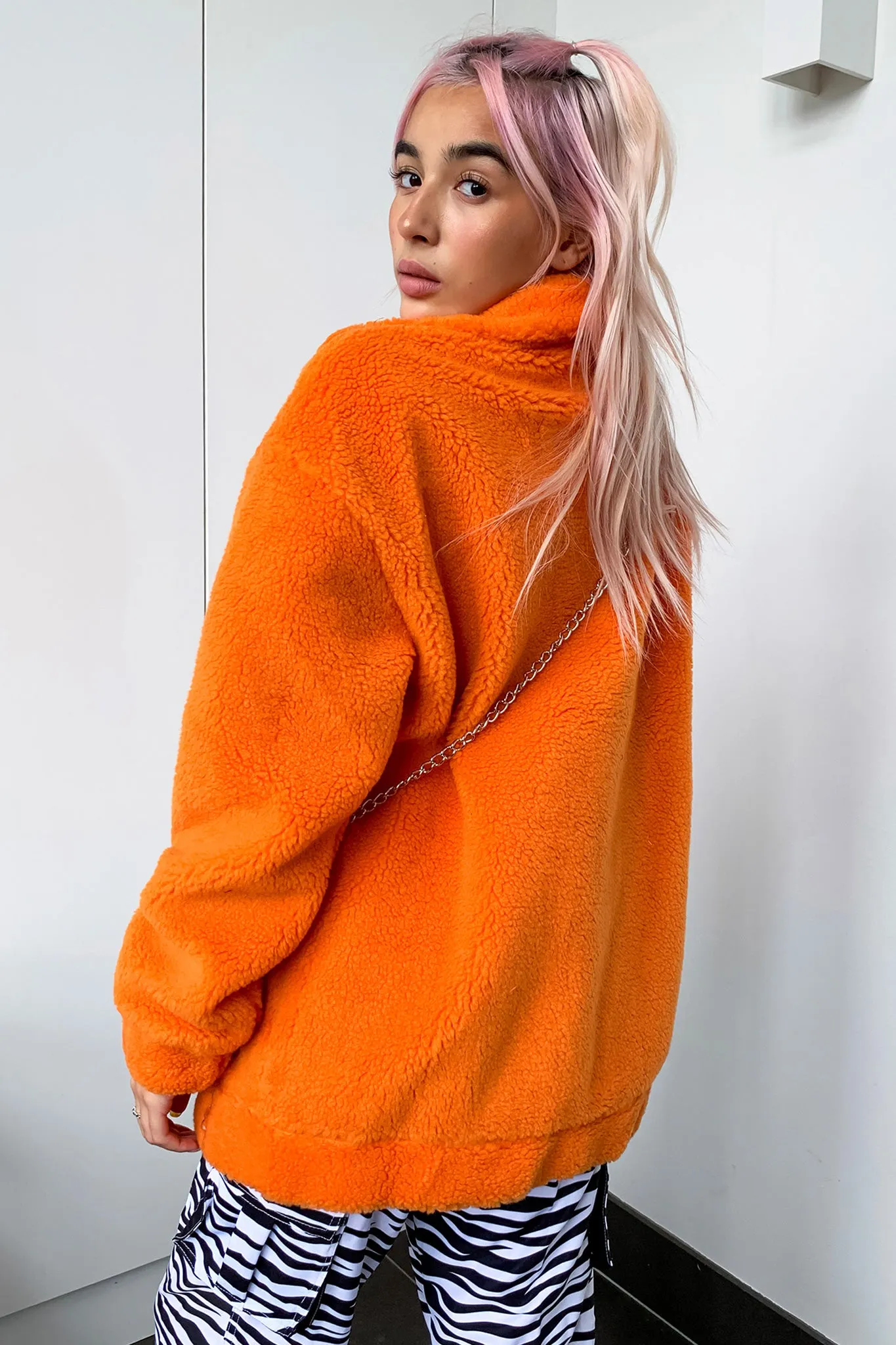 Flame Fuzzy Jacket & Bag Set