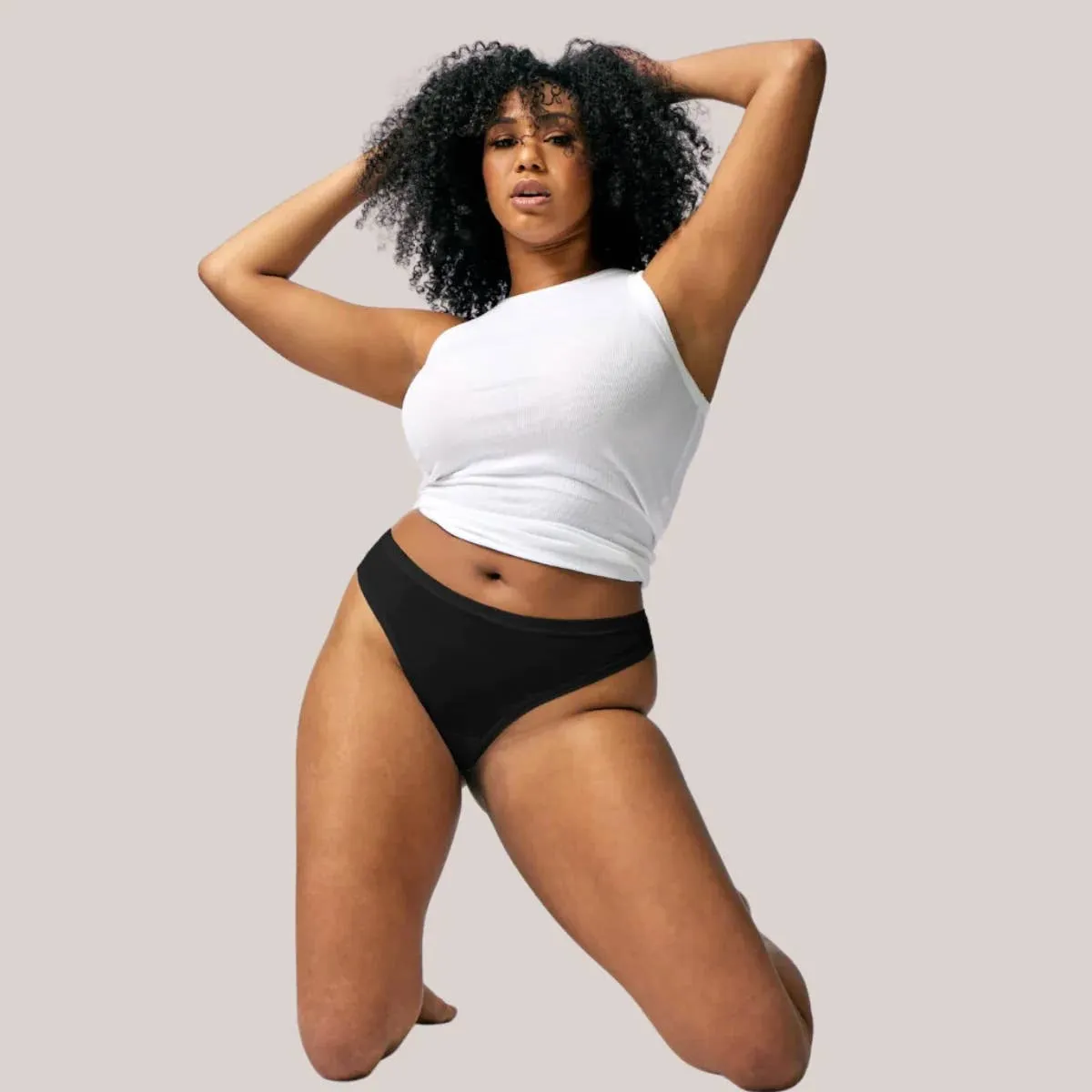 Flex Fit Thong S/M (sizes 2-10) by Panic Panties