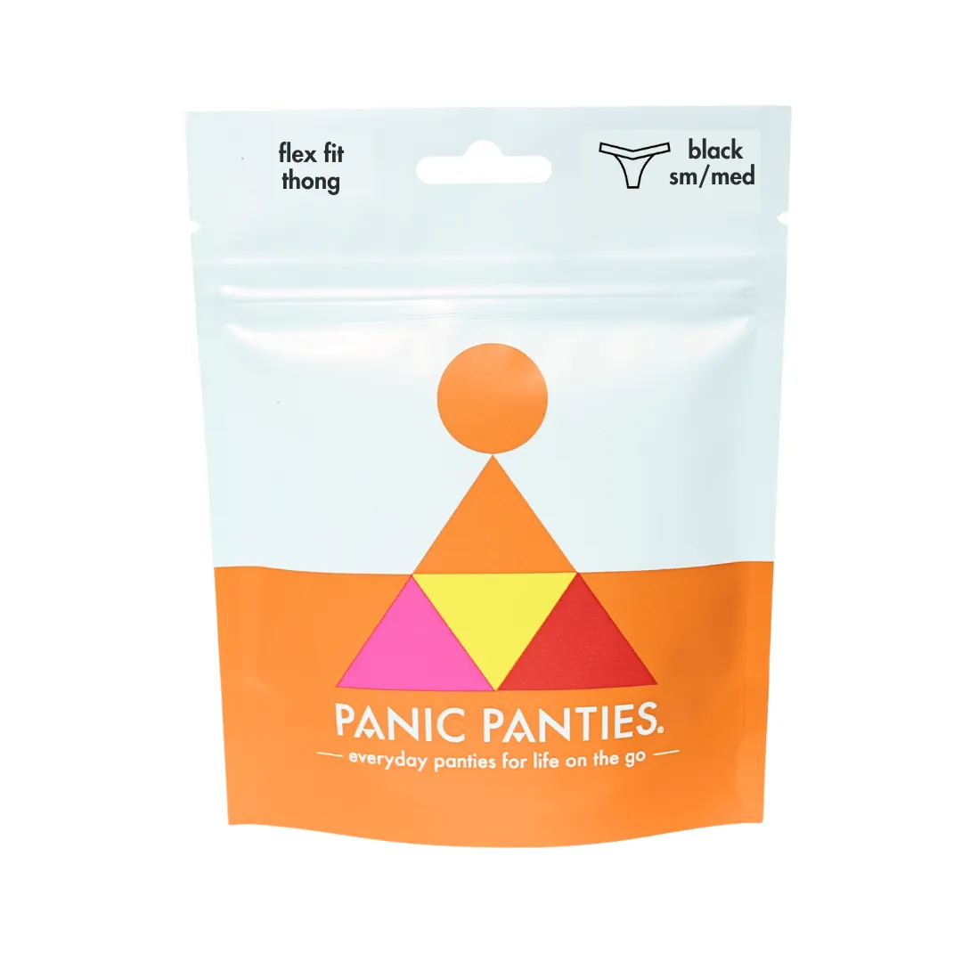 Flex Fit Thong S/M (sizes 2-10) by Panic Panties