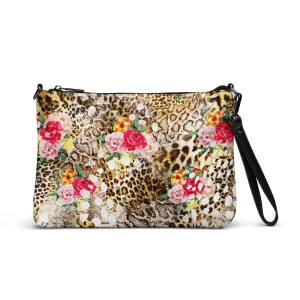 Floral Leopard Crossbody Bag