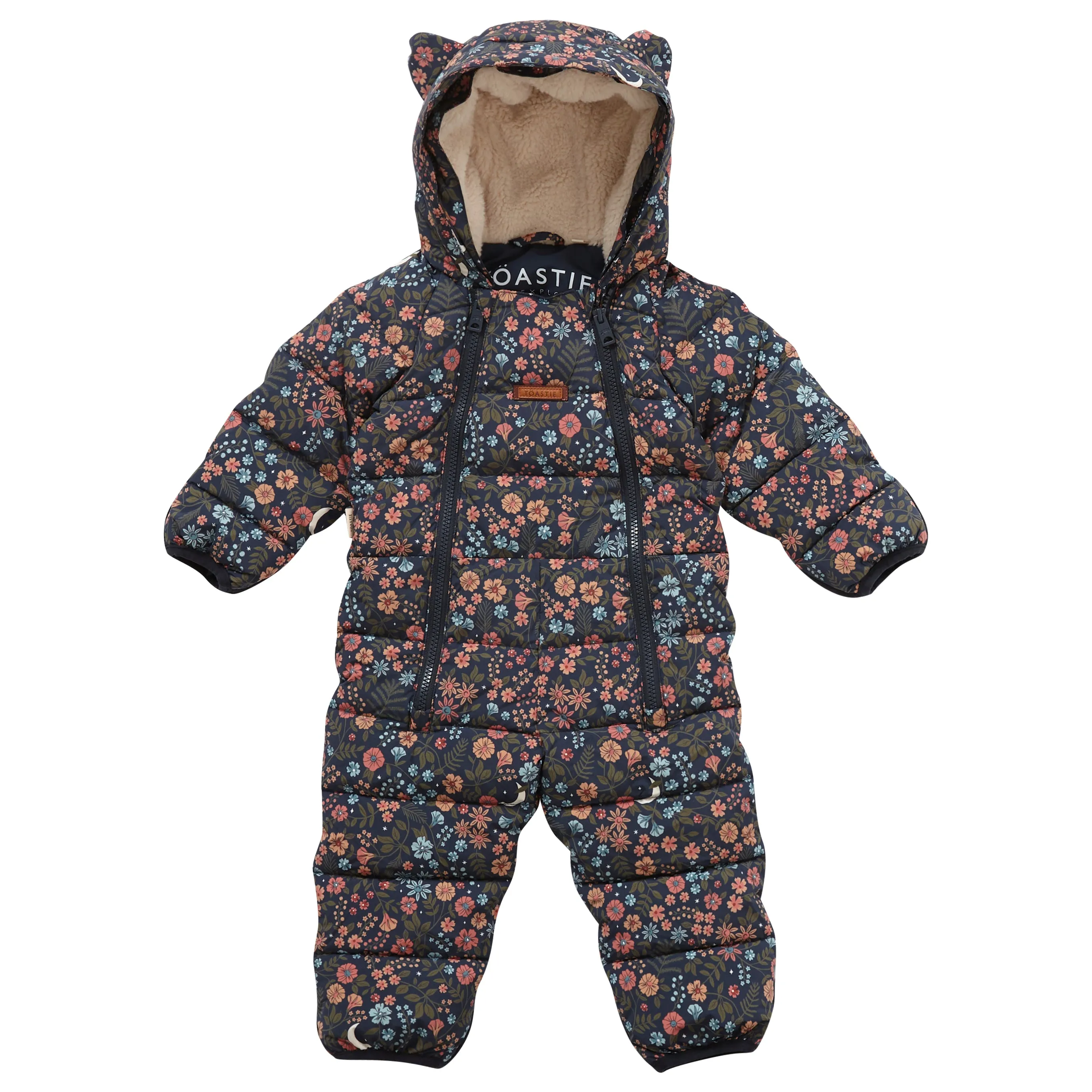 Floral Nightscape Quilted Onesie 0-3yrs