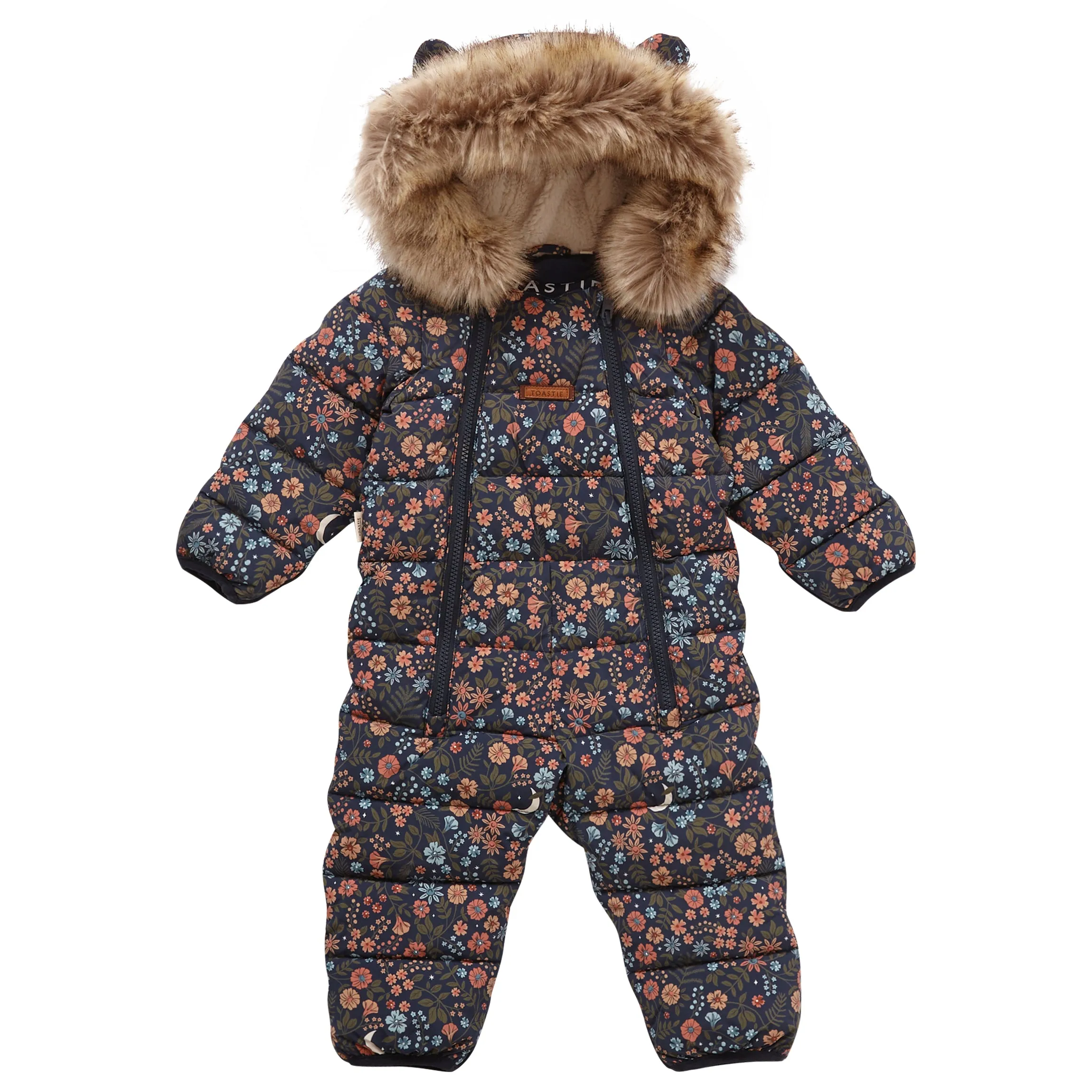 Floral Nightscape Quilted Onesie 0-3yrs