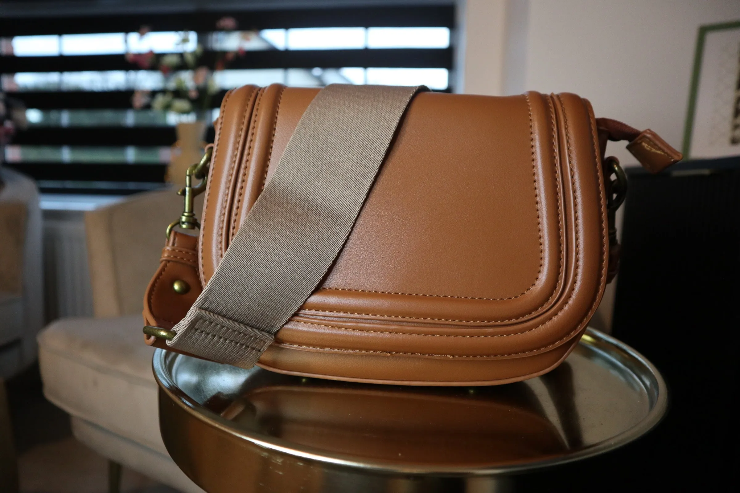 Florence Brown Crossbody Bag