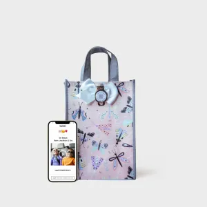 Flutter | Medium | Reusable Gift Bag   QR Greeting Card