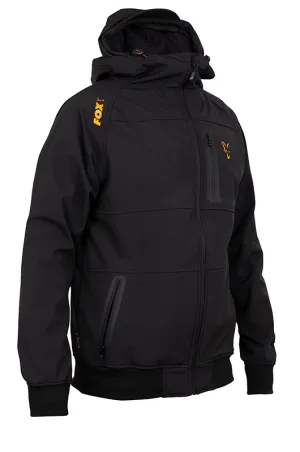 Fox collection Black / Orange Shell hoodie