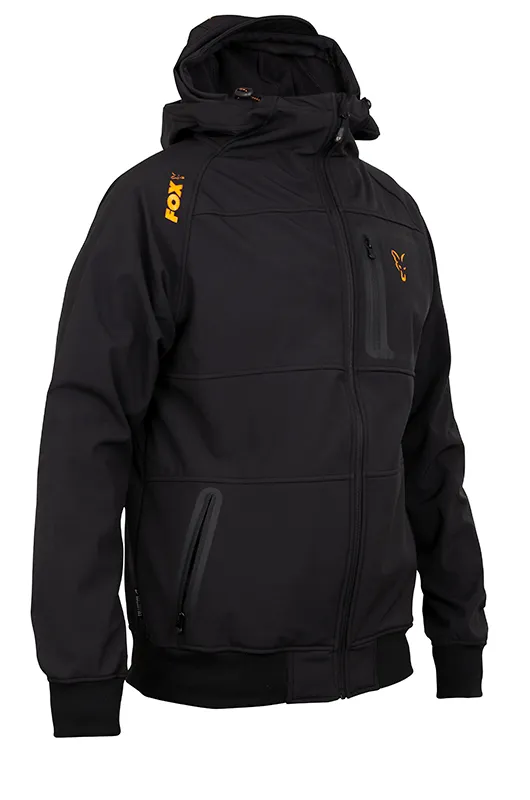 Fox collection Black / Orange Shell hoodie