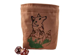 Fox in the woods dice bag
