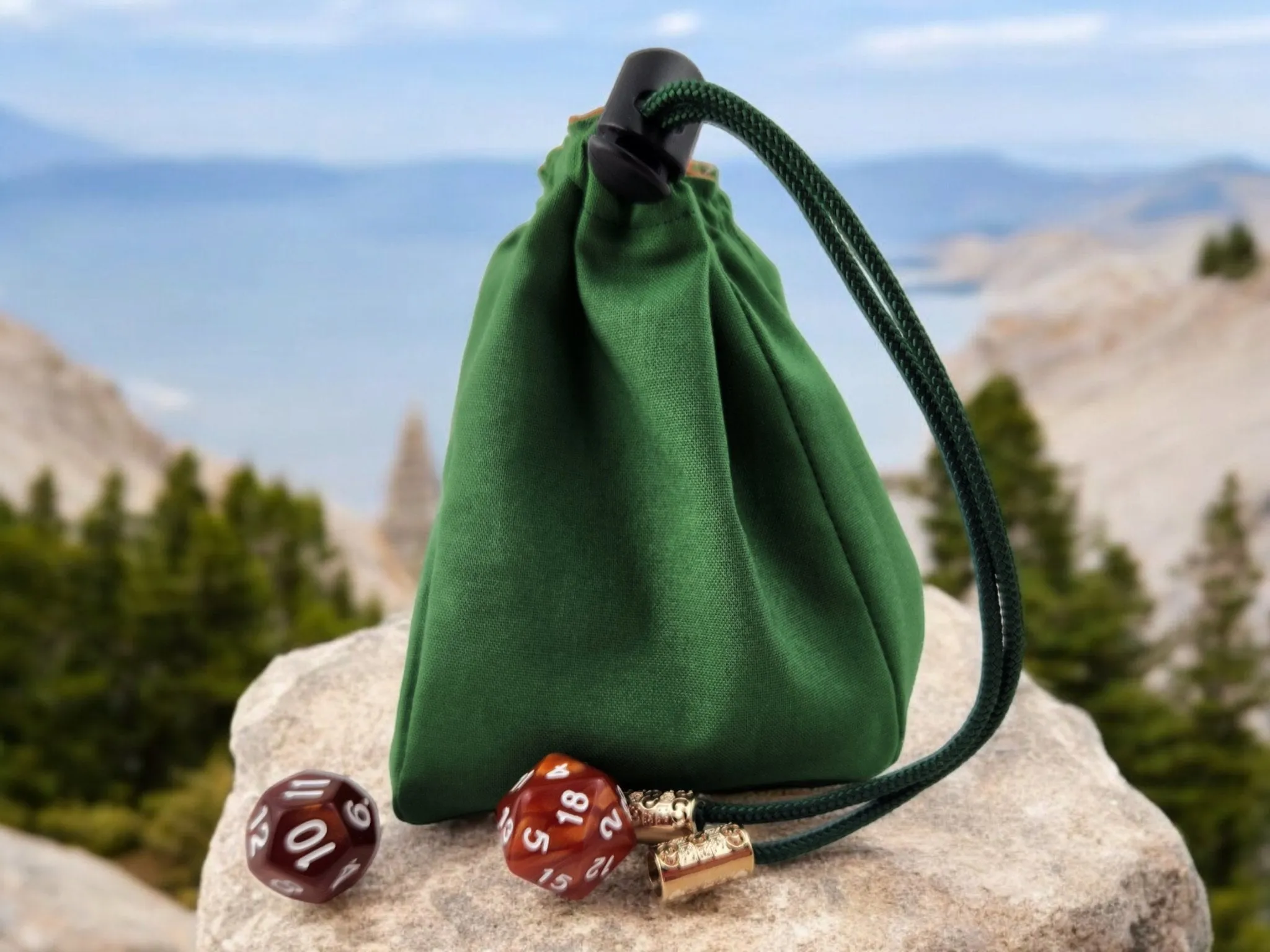 Fox in the woods dice bag