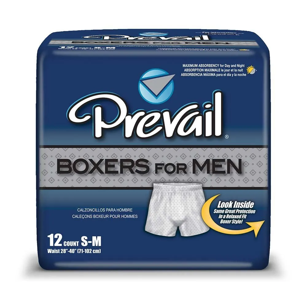 FQPBM513 - First Quality Prevail Boxers for Men Large/X-Large Waist 38 - 64