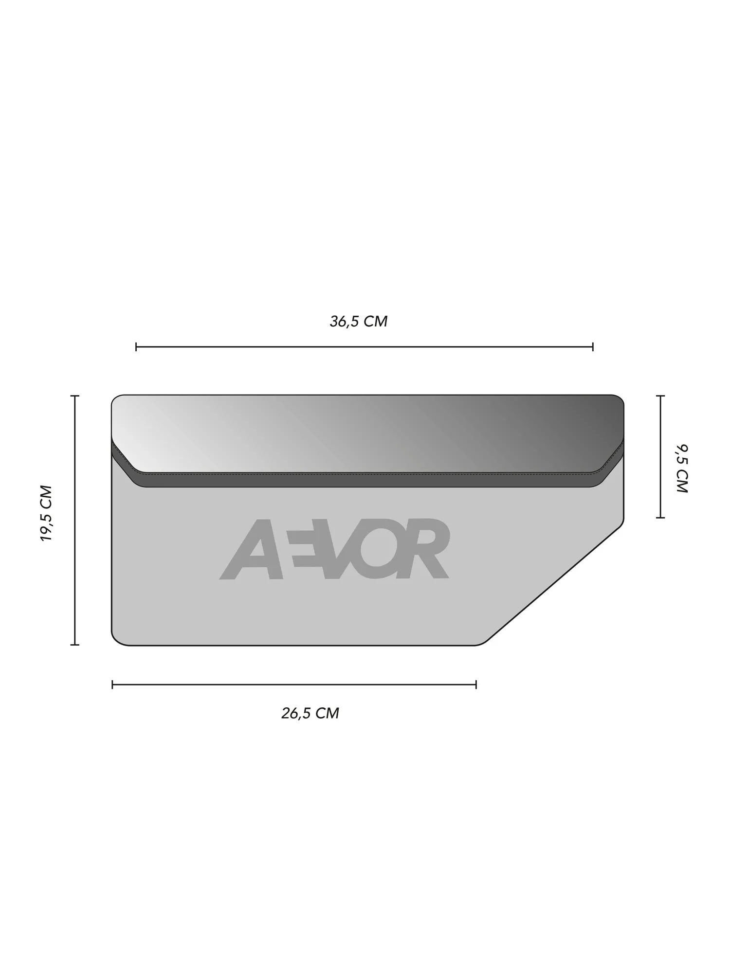 Frame Bag Large - Proof Black