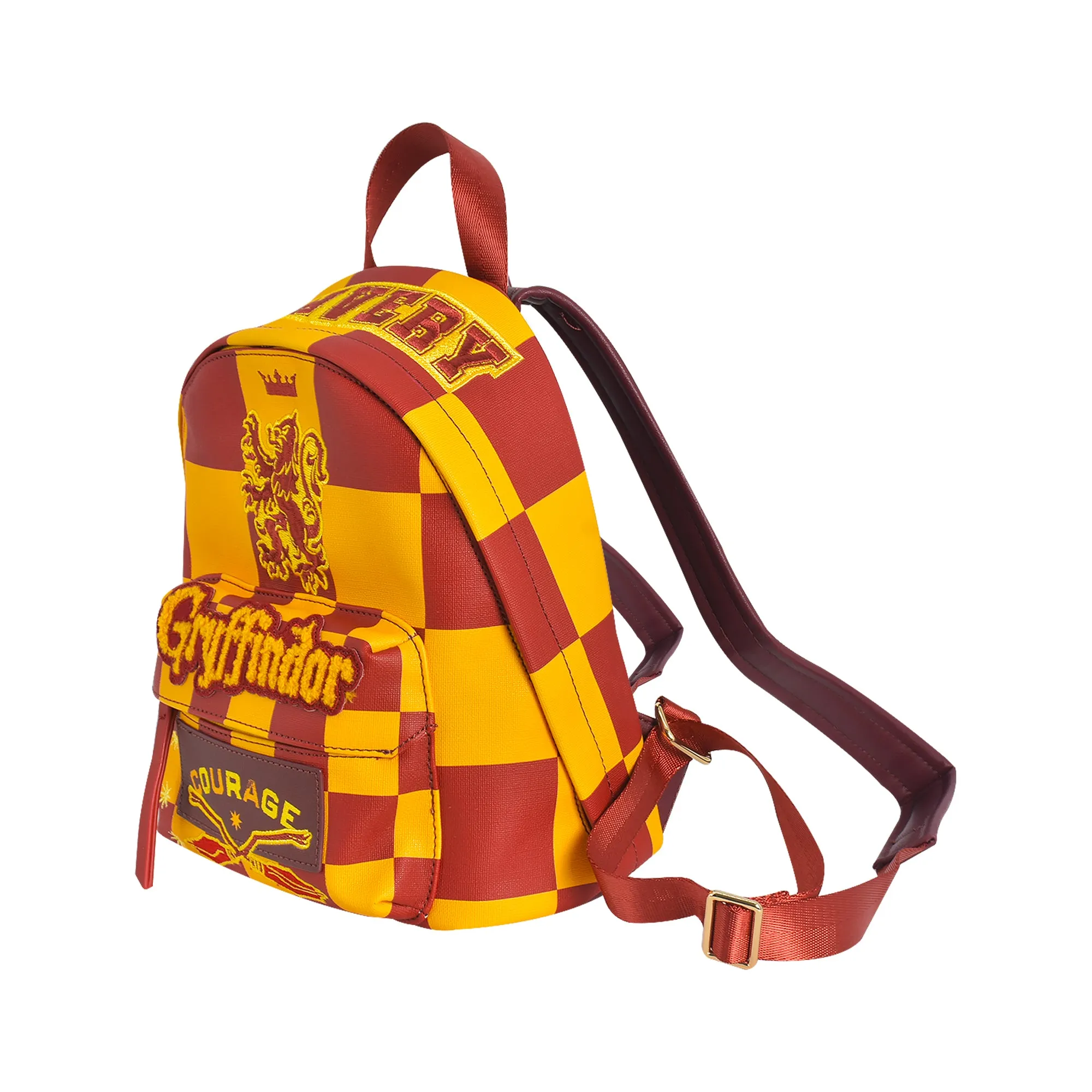Fred Segal Harry Potter Checker Gryffindor Mini Backpack, Red