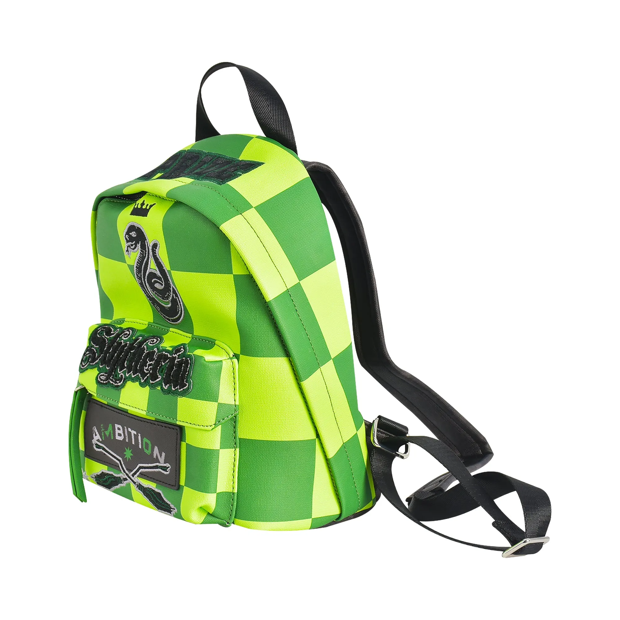 Fred Segal Harry Potter Checker Slytherin Mini Backpack, Green