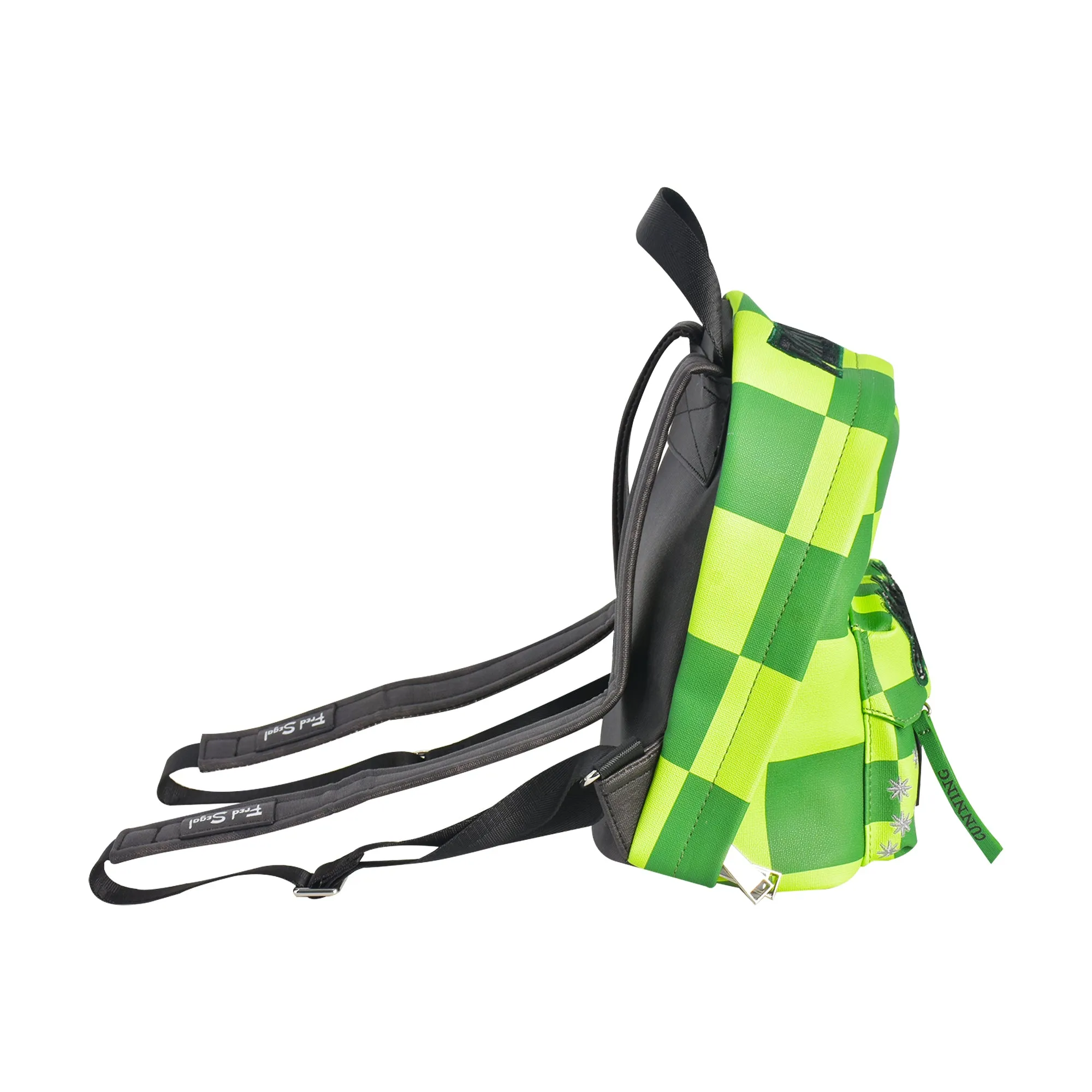 Fred Segal Harry Potter Checker Slytherin Mini Backpack, Green
