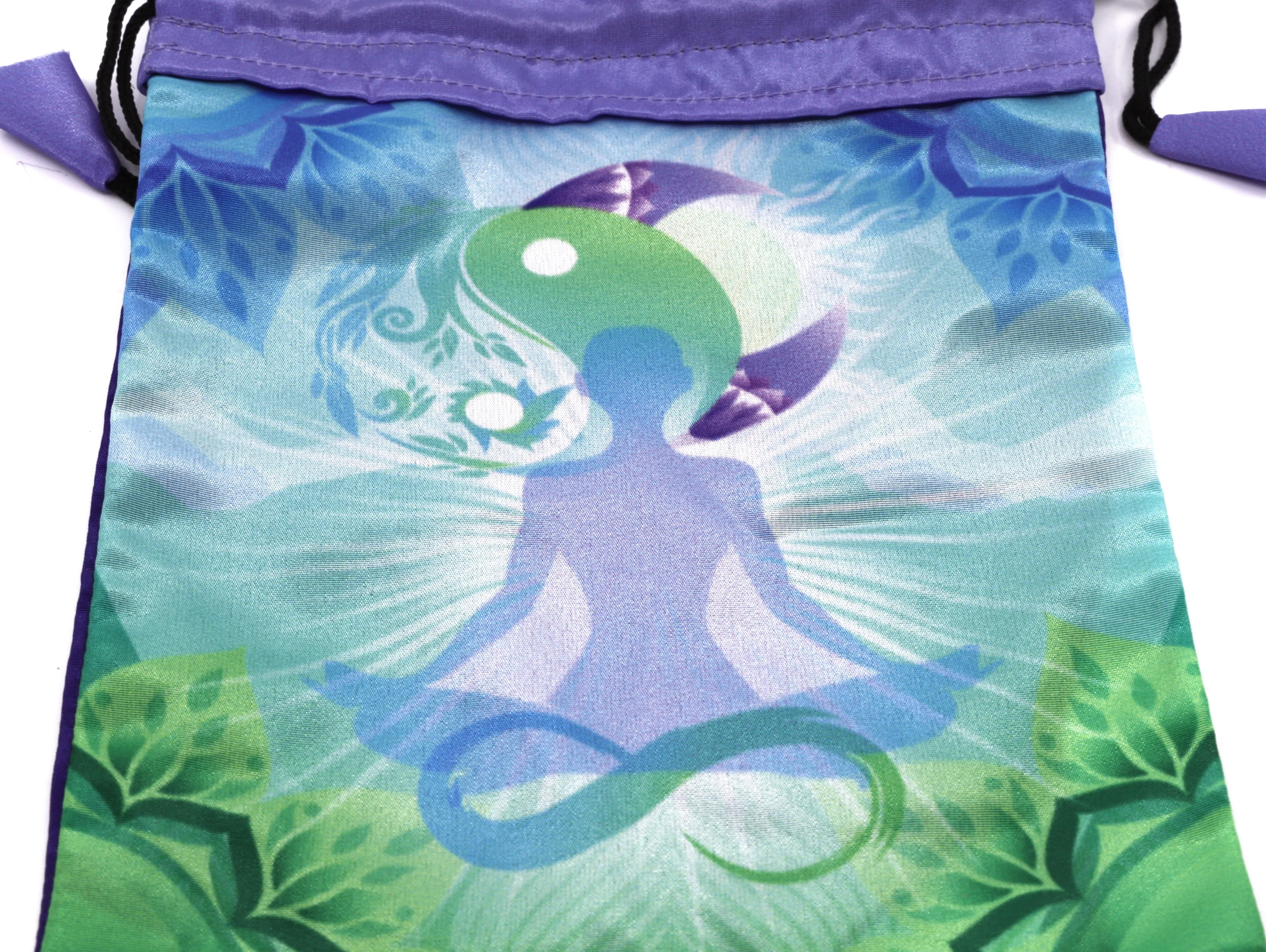 French Crepe printed tarot pouch | Balance