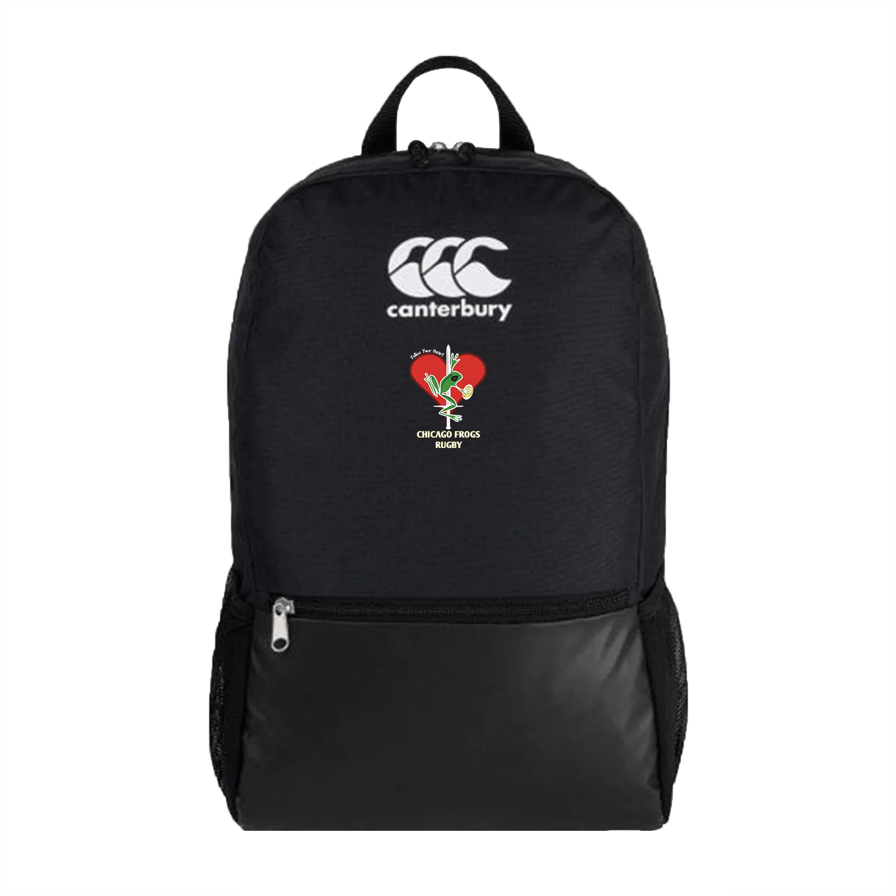 Frogs Canterbury Medium Black Rugby Backpack