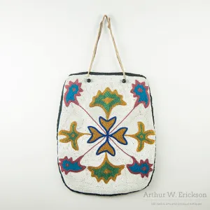 Fully Contoured Plateau Beaded Flat Bag