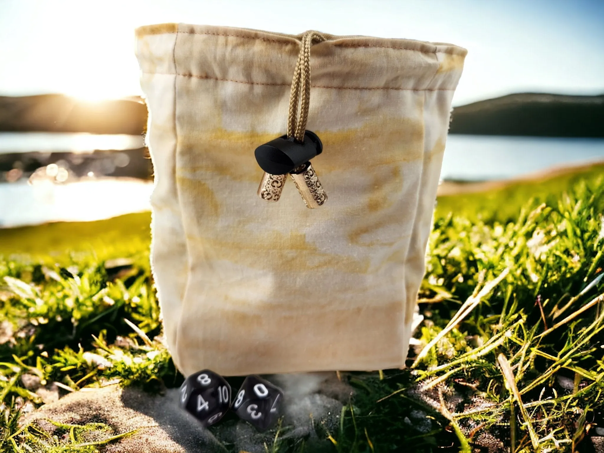 Funny chicken dice bag/ extra large