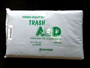 Garbage Bag Extra Large 100's