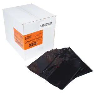 Garbage Trash Bags Extra Strong 30" x 38" Black Box of 200