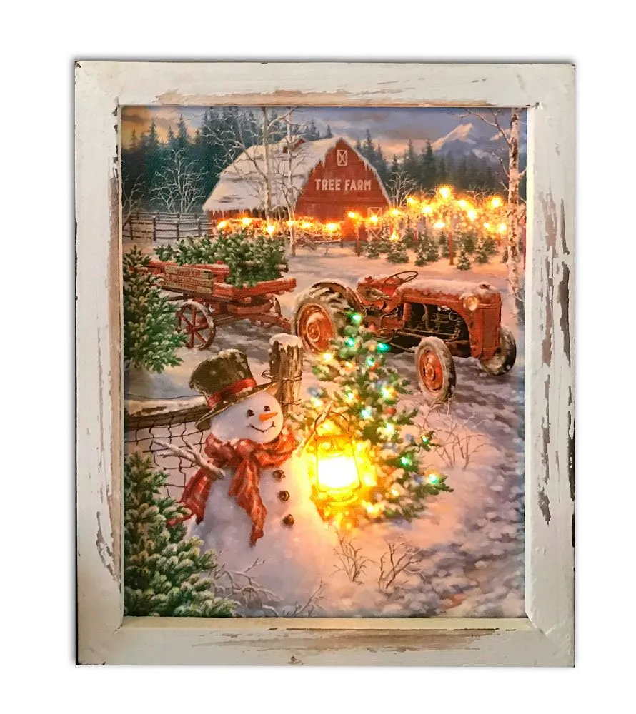 GD0002-LED Canvas : Framed