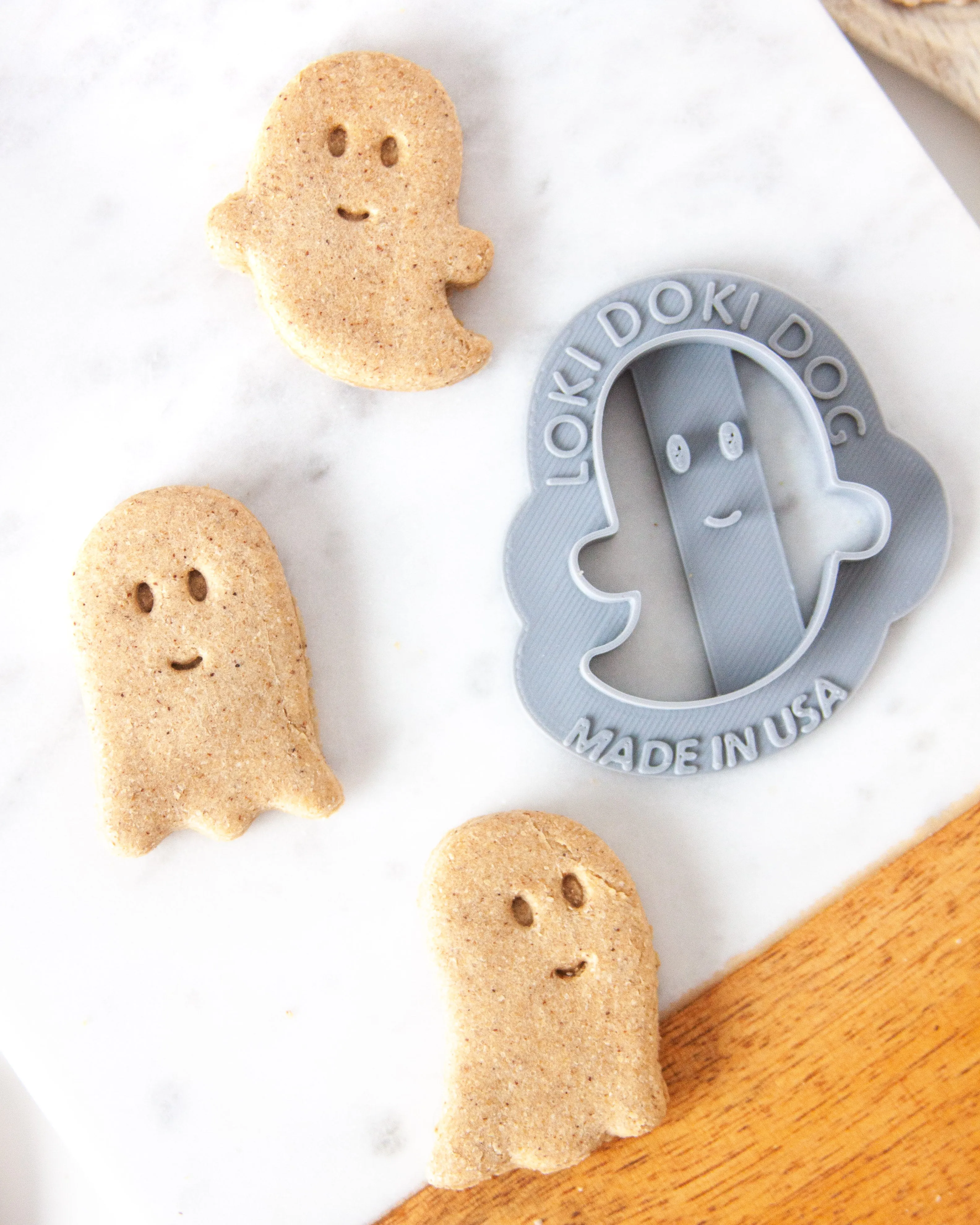 Ghost Shape Dog Biscuit Cookie Cutter (3 styles available)