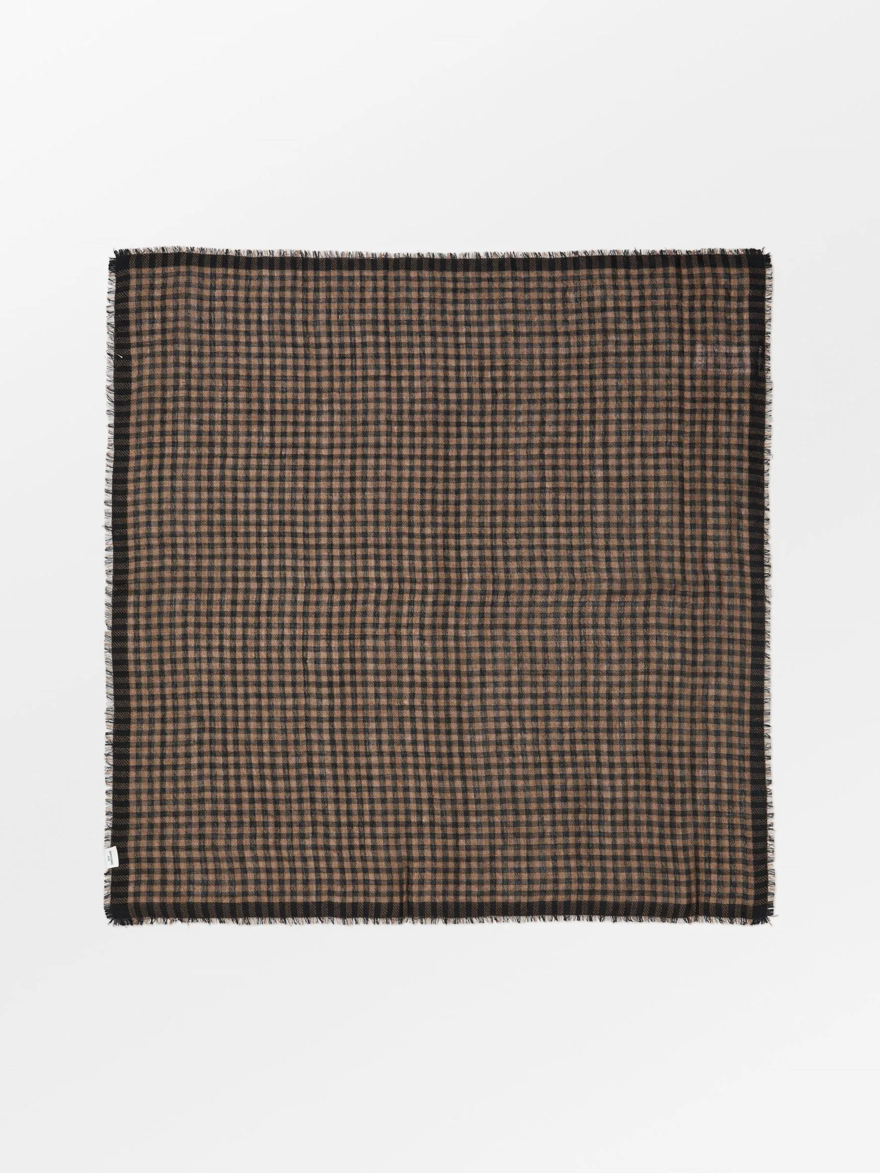 Gingham Woo Scarf