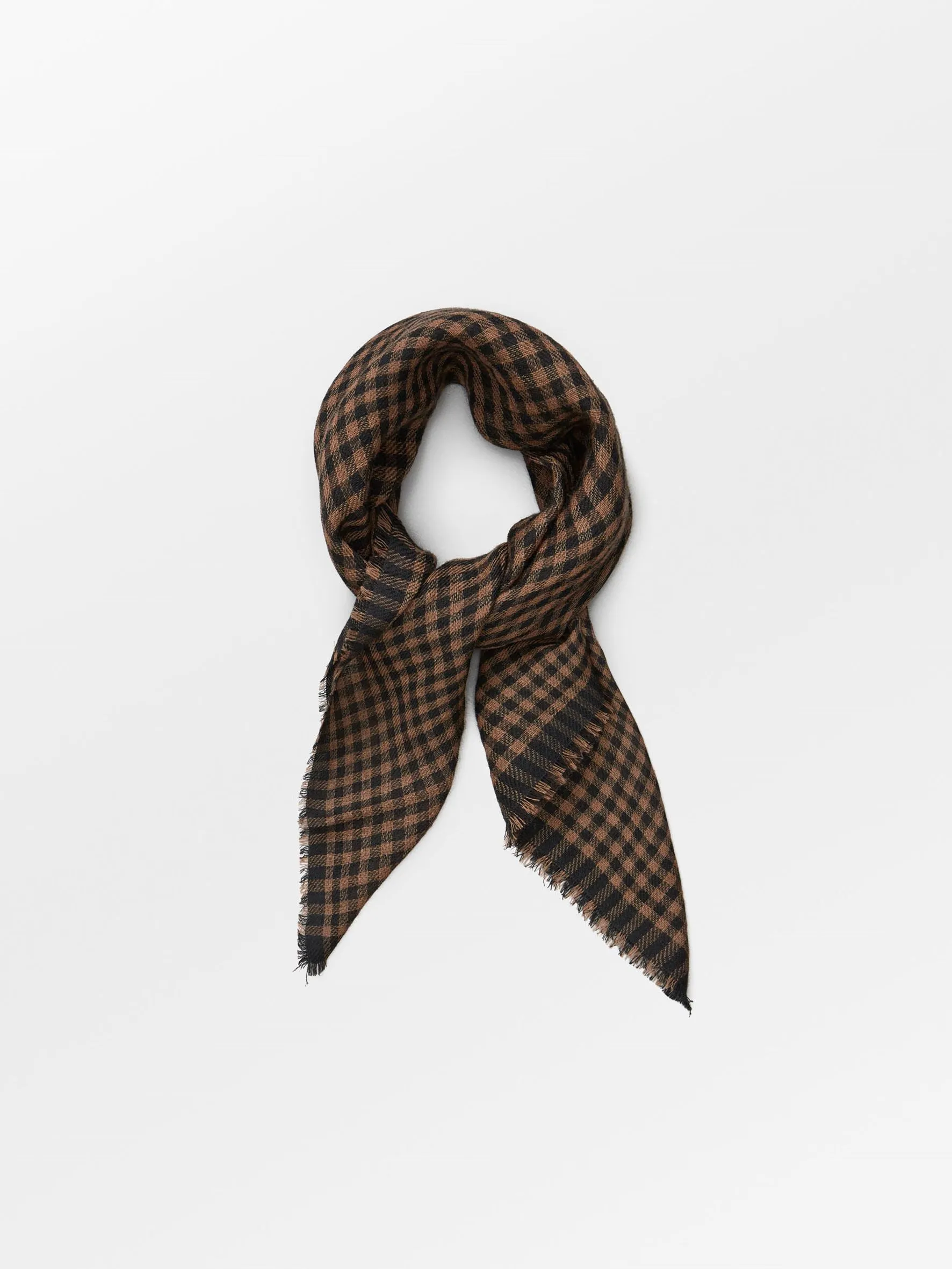 Gingham Woo Scarf