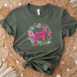 Goat Cactus Wreath T-Shirt (XS-4XL) - Multiple Colors!