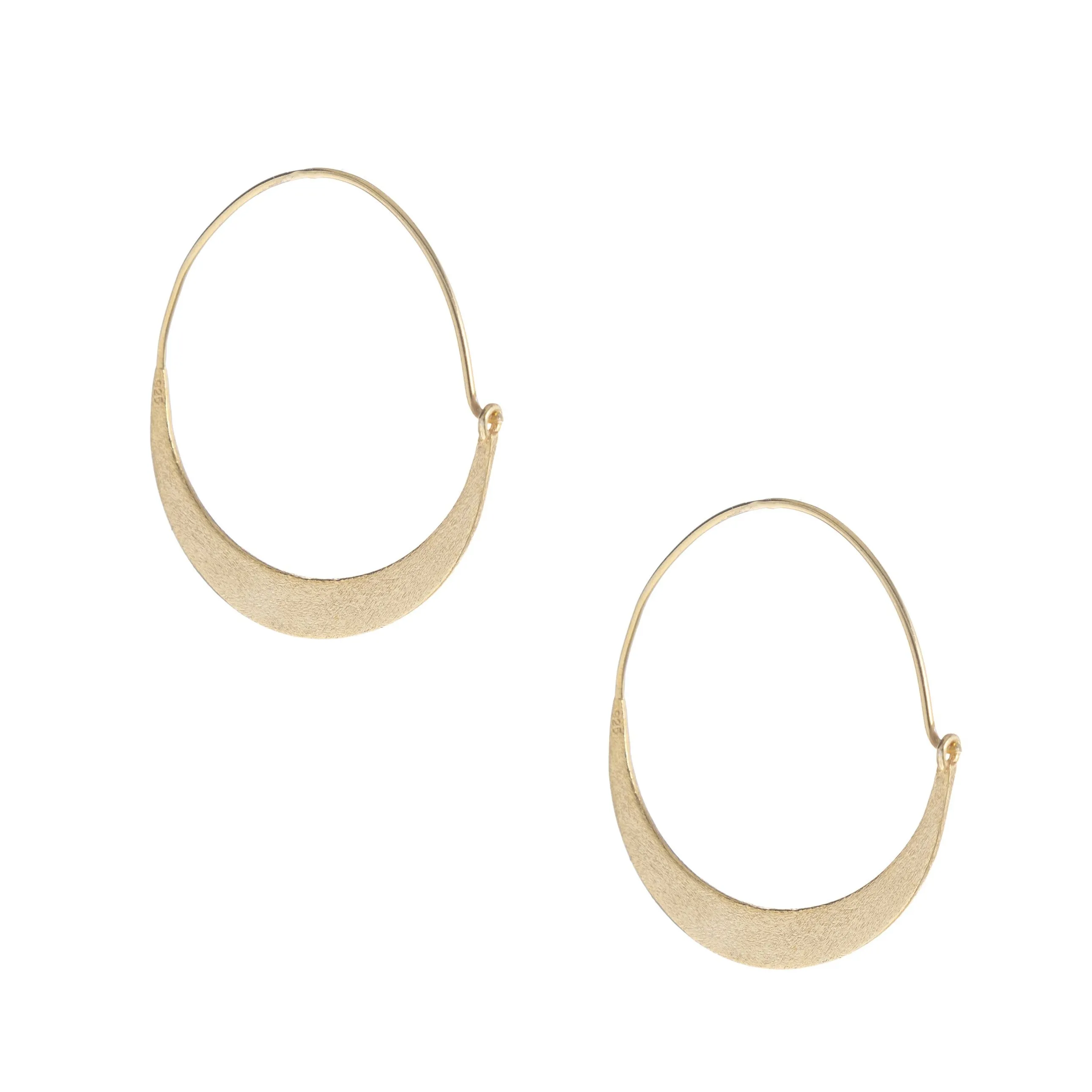 Gold Modern Hoops