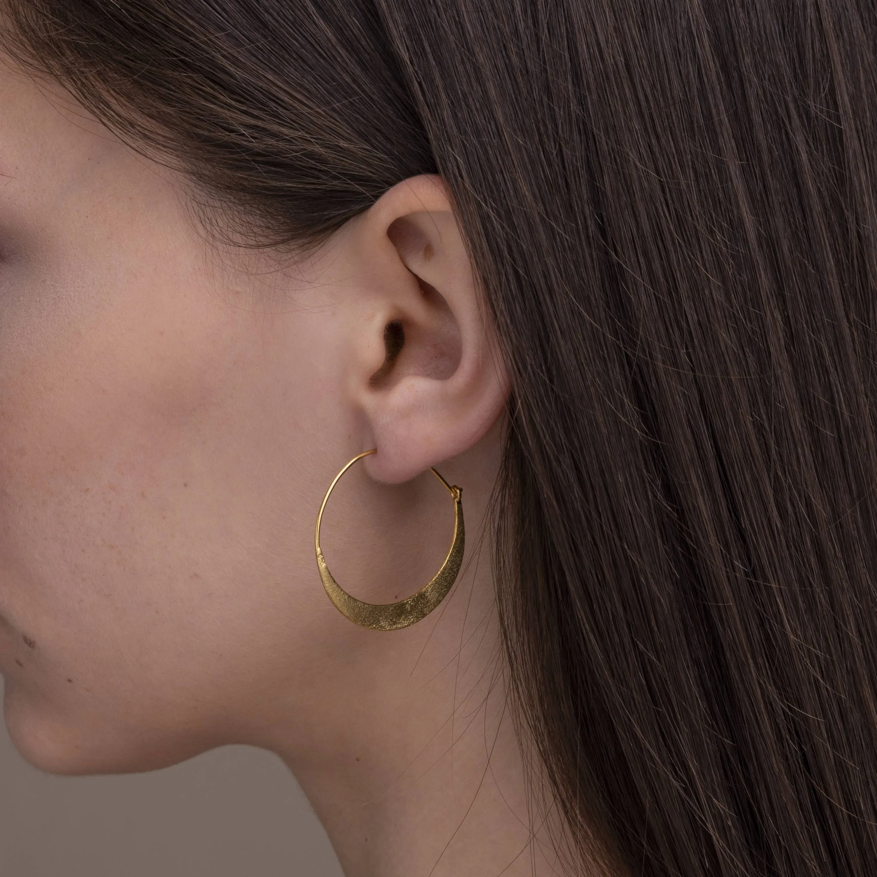 Gold Modern Hoops