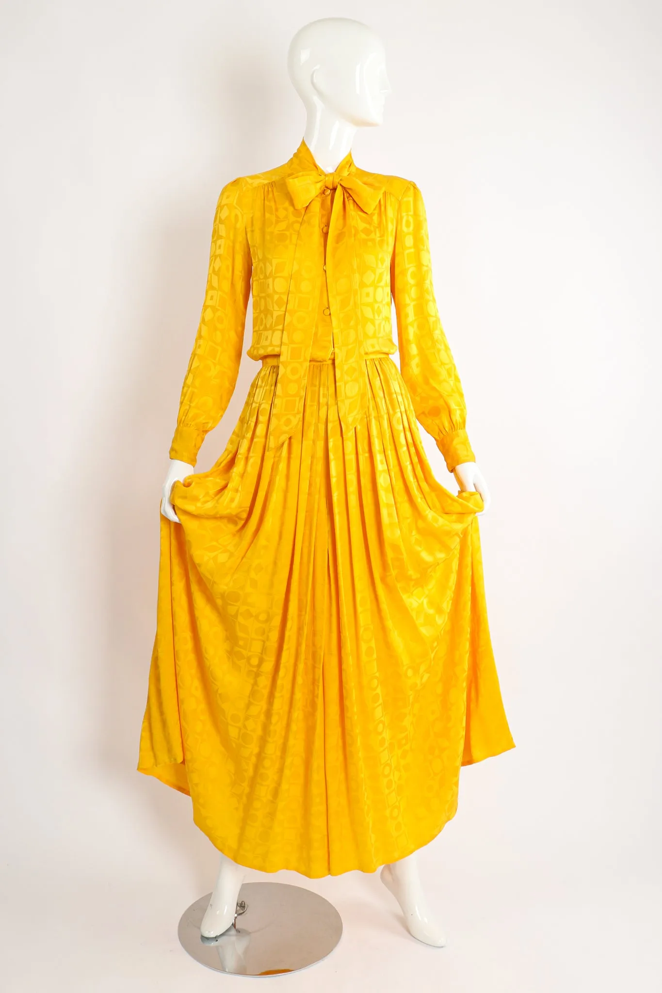 Golden Palazzo Pant Set