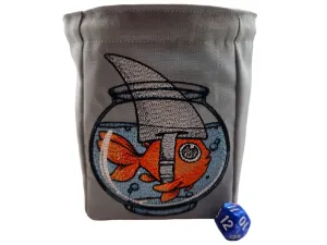 Goldfish dreaming of being a shark Dice Bag