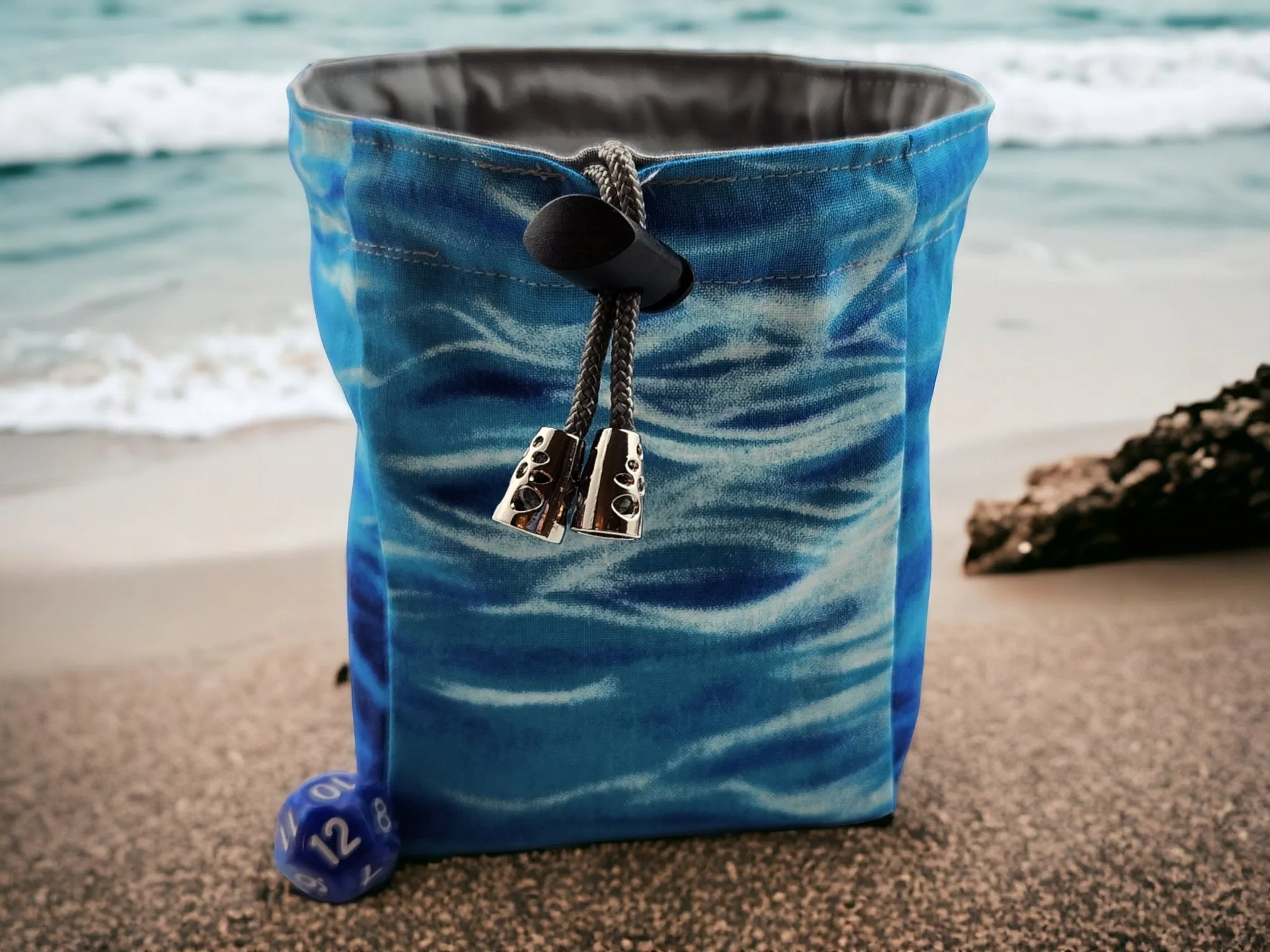 Goldfish dreaming of being a shark Dice Bag