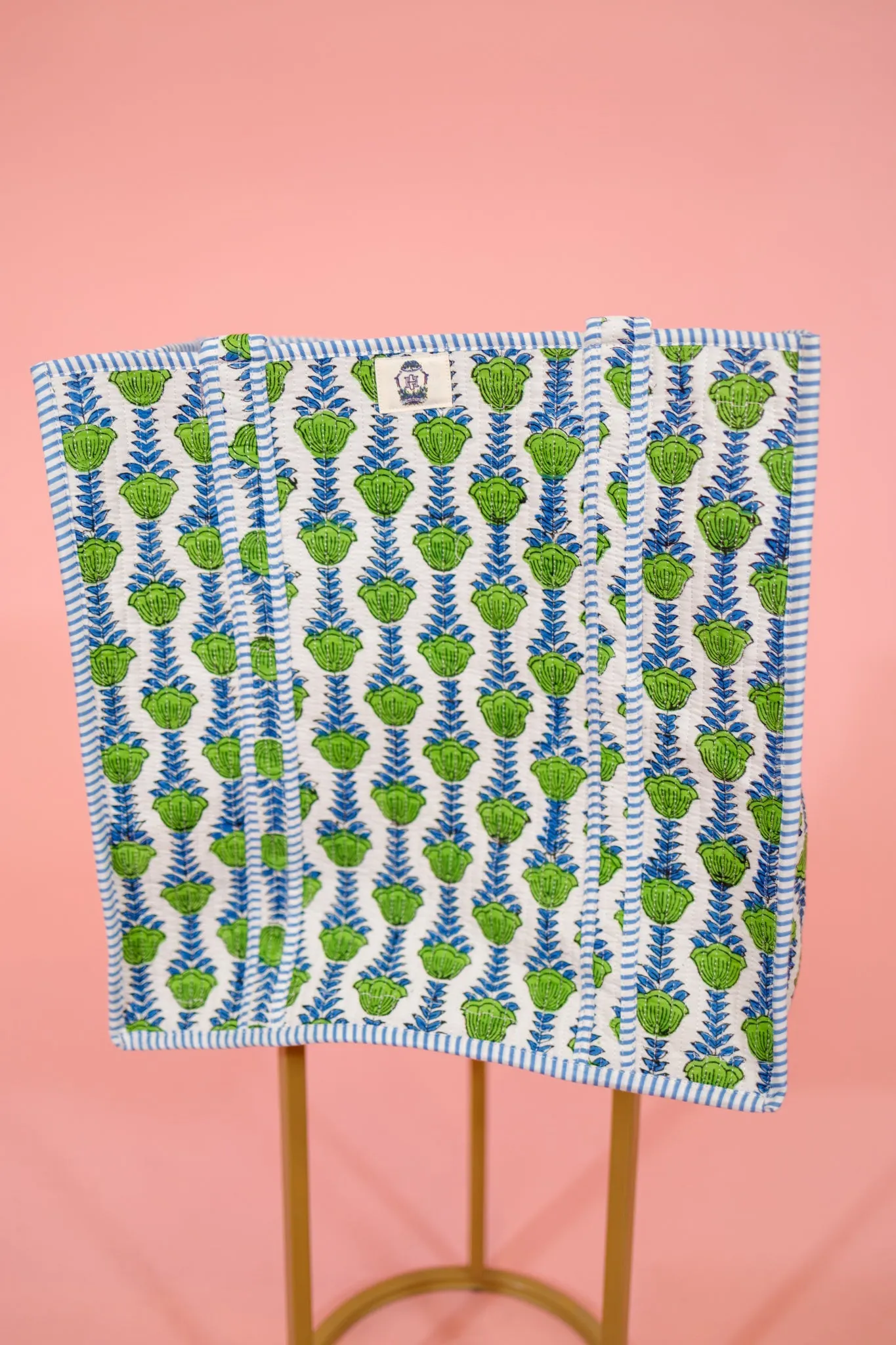 Green Blooms Quilted Collection