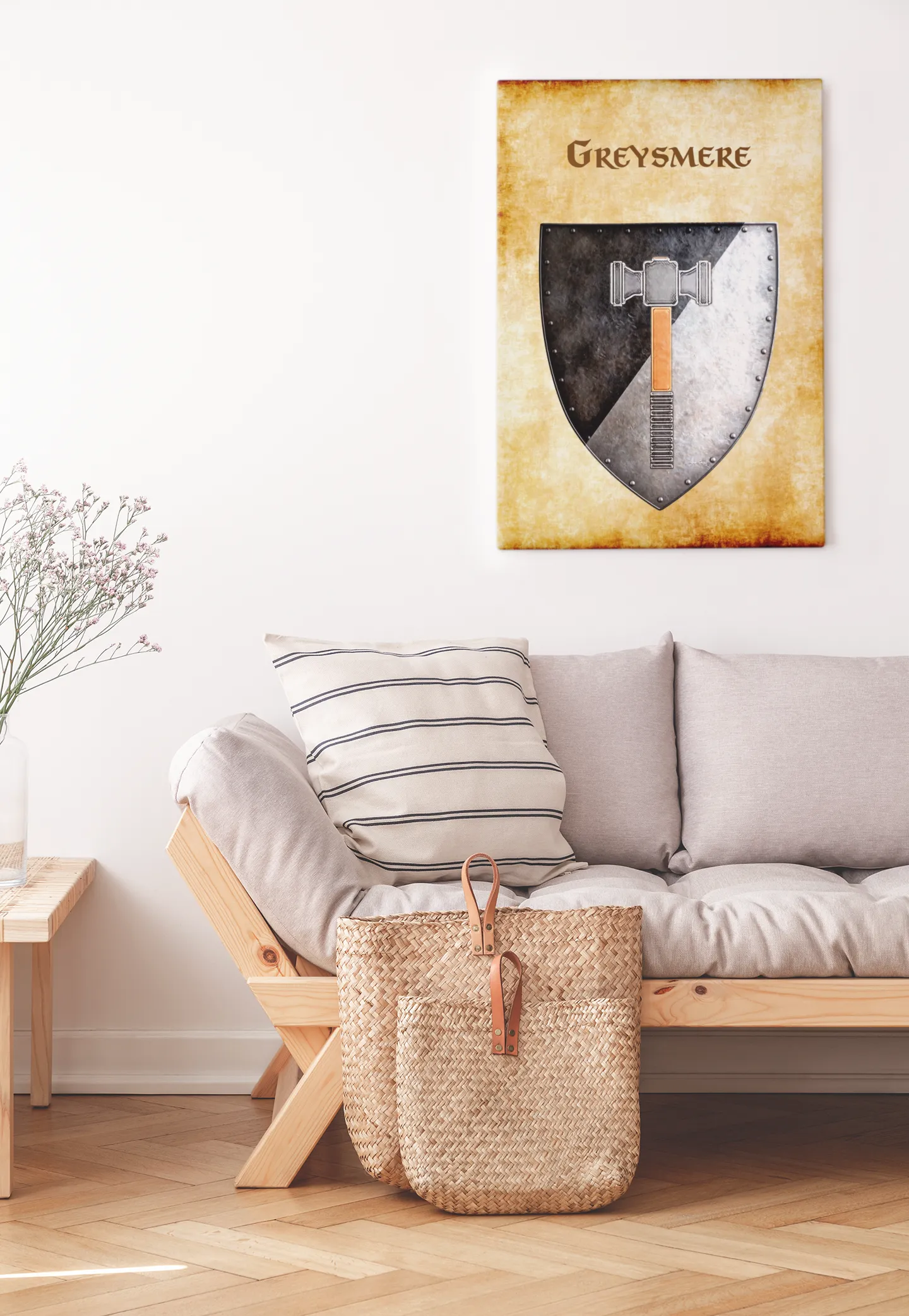Greysmere Heraldry of Greyhawk Anna Meyer Cartography Canvas Art Print