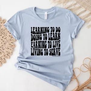 Groovy FFA Motto Black Ink T-Shirt (XS-4XL) - Multiple Colors!