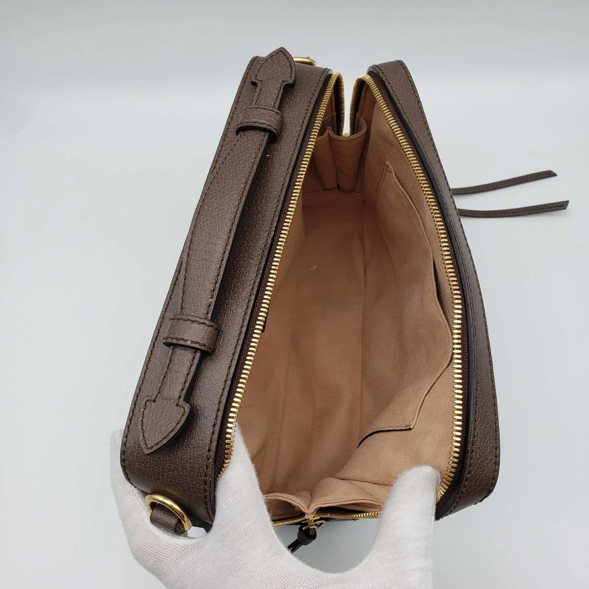 Gucci GG Supreme Web Top Handle Shoulder Bag