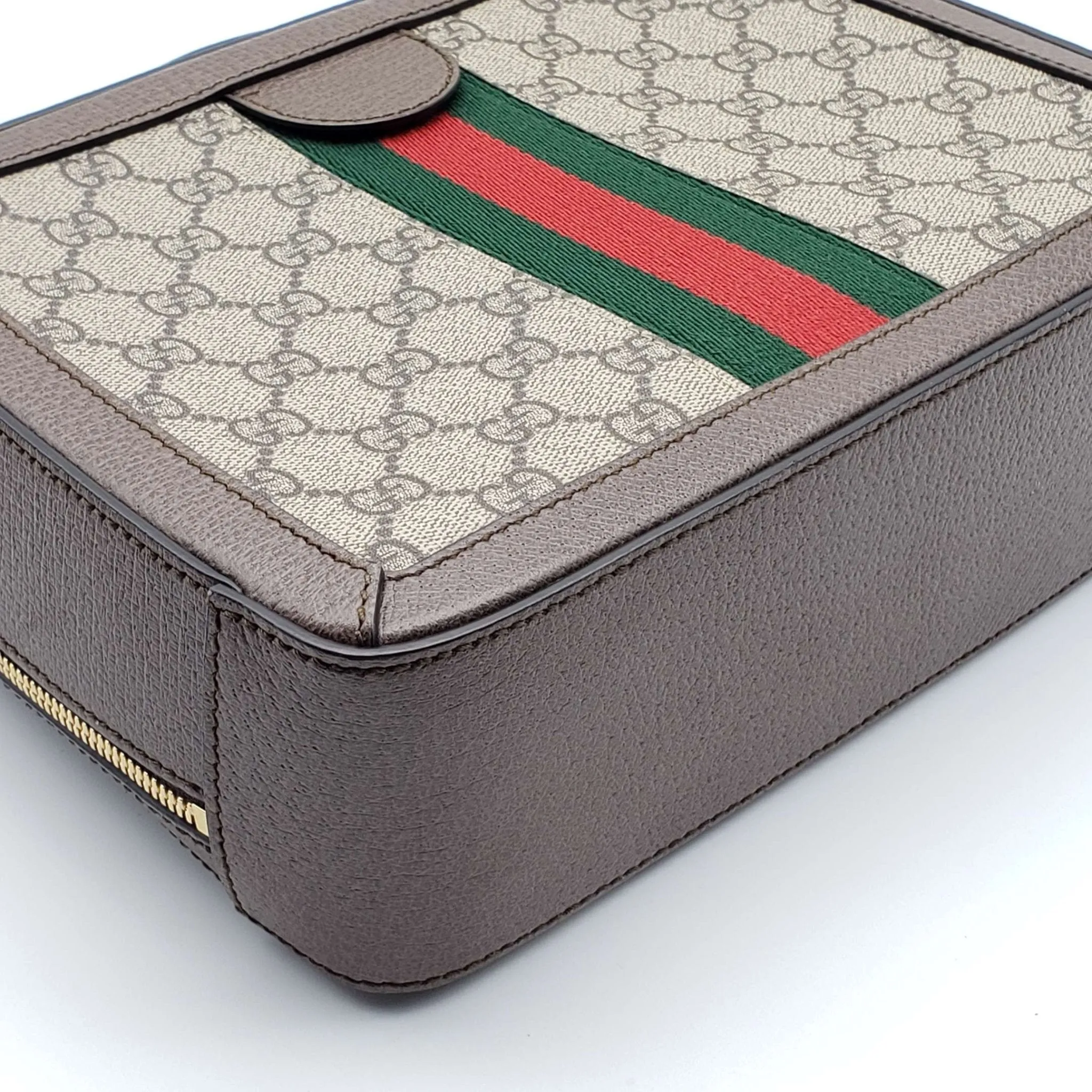 Gucci GG Supreme Web Top Handle Shoulder Bag