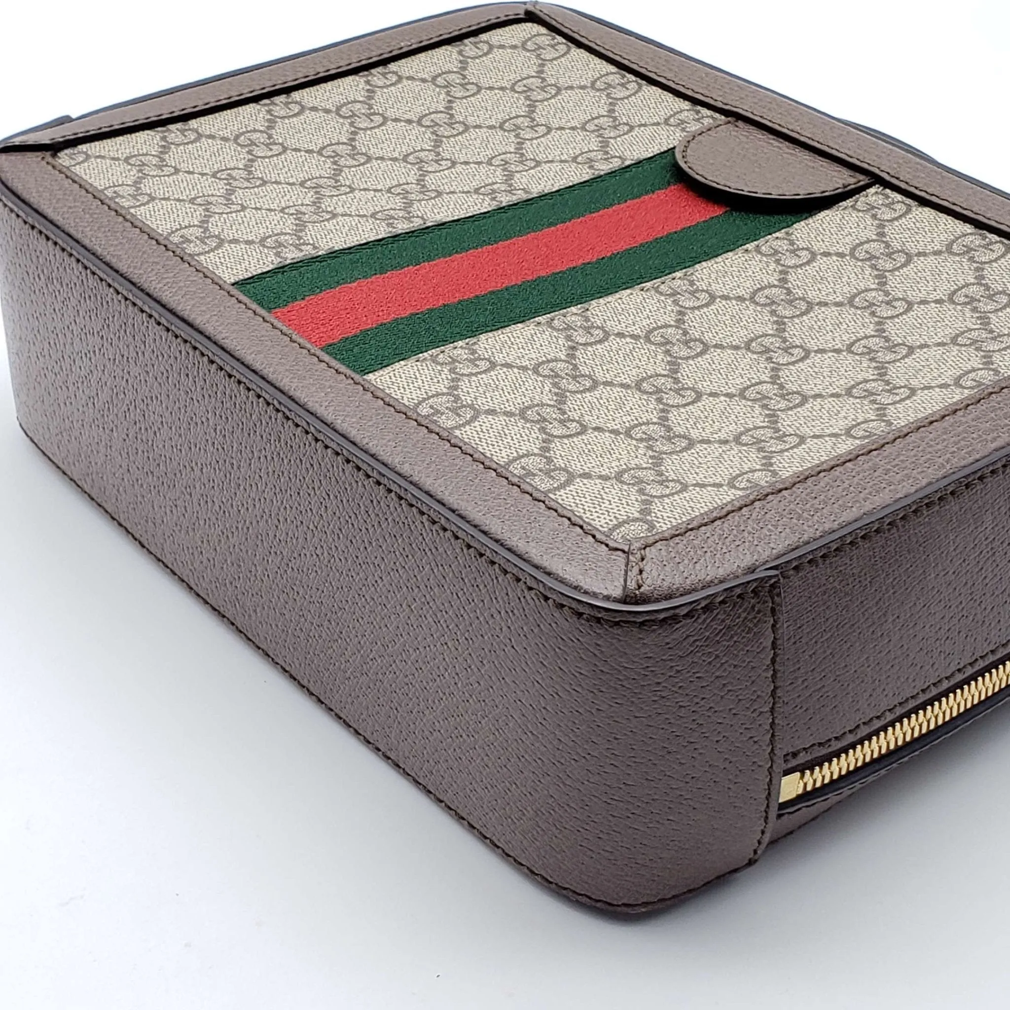 Gucci GG Supreme Web Top Handle Shoulder Bag
