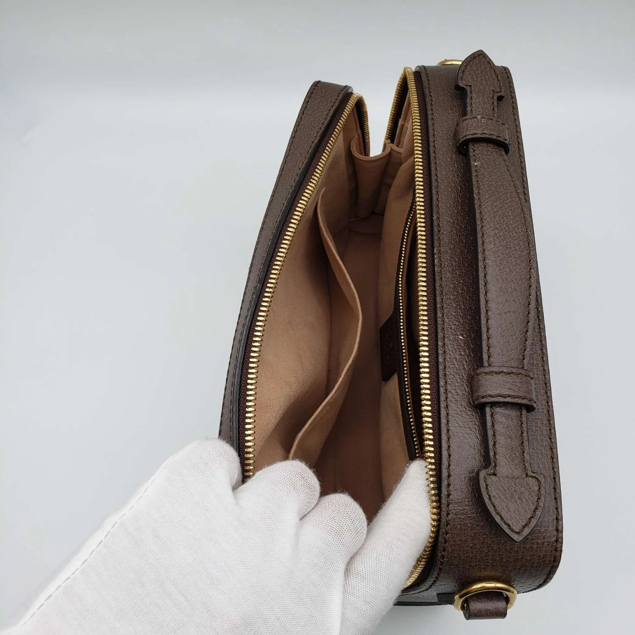 Gucci GG Supreme Web Top Handle Shoulder Bag