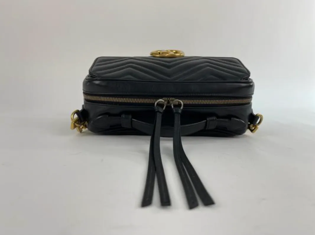 Gucci Quilted Leather GG Marmont Small