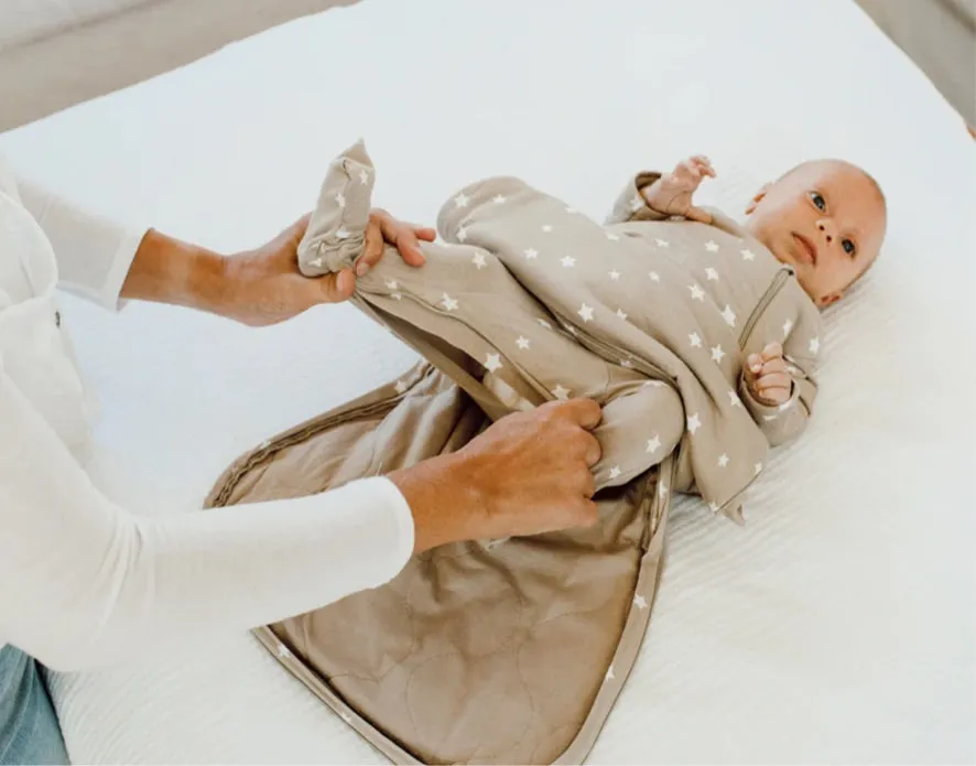 Gunamuna Premium Bamboo Swaddle Sleepsack “Twinkle” Pattern NB to 3M