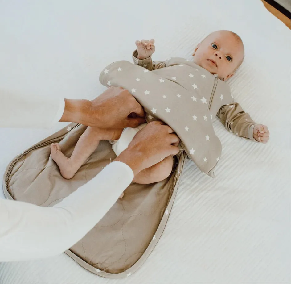 Gunamuna Premium Bamboo Swaddle Sleepsack “Twinkle” Pattern NB to 3M