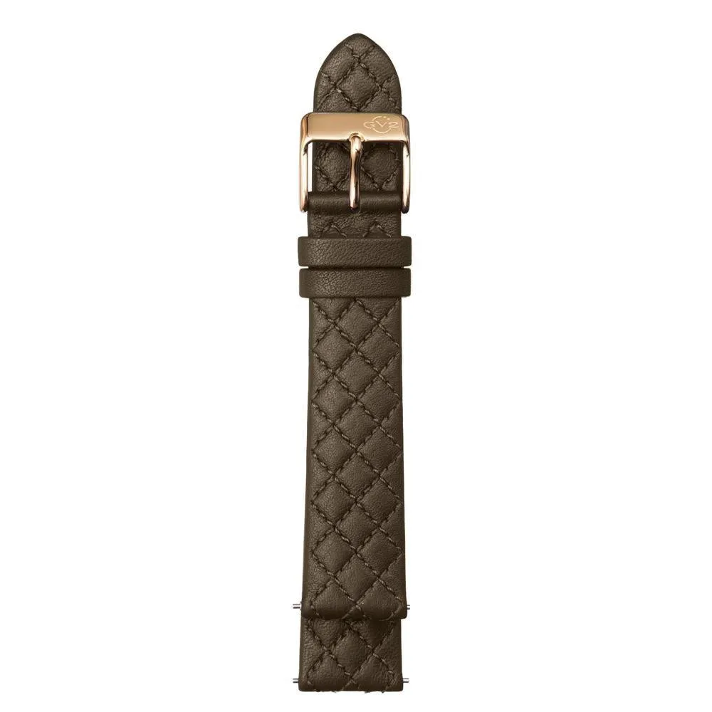 GV2 18mm Quick Release Handmade Quilted Strap with Tang Buckle