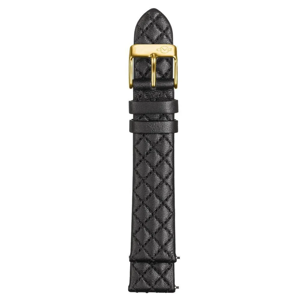GV2 18mm Quick Release Handmade Quilted Strap with Tang Buckle