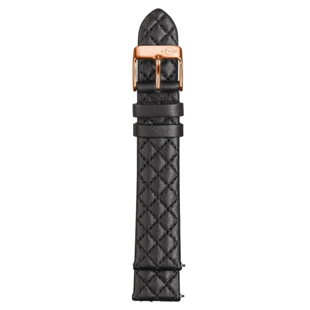 GV2 18mm Quick Release Handmade Quilted Strap with Tang Buckle