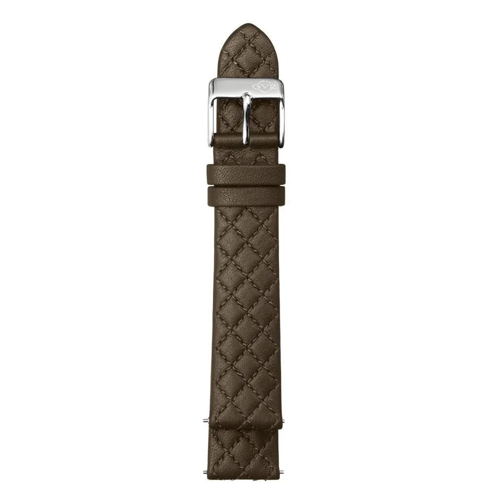 GV2 18mm Quick Release Handmade Quilted Strap with Tang Buckle
