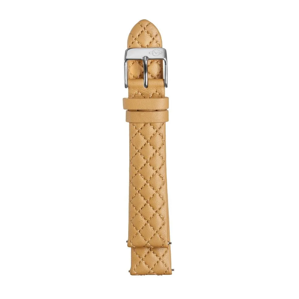 GV2 18mm Quick Release Handmade Quilted Strap with Tang Buckle