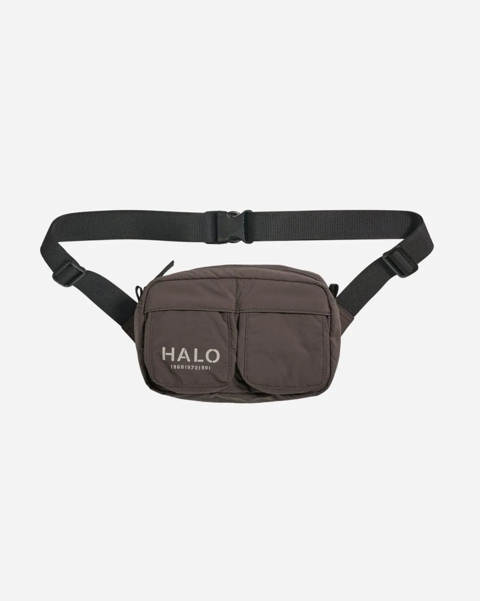 Halo Nylon Waist Bag - Major Brown